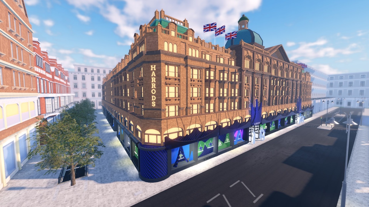 Burberry x Harrods: Roblox Pop Up