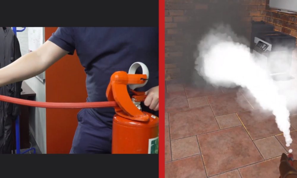 Tactile VR Fire Fighting