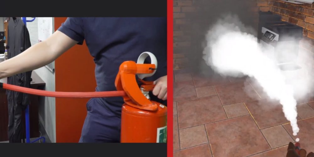 Tactile VR Fire Fighting