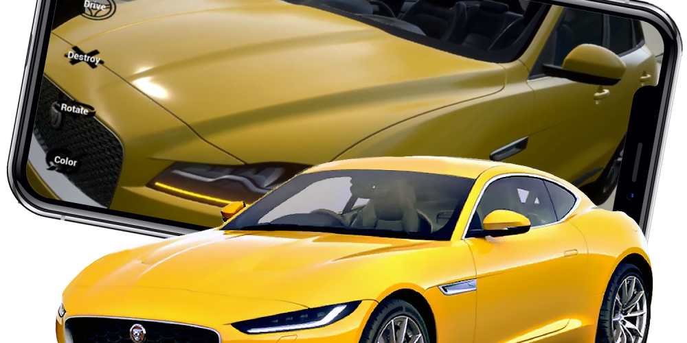 AR Jaguar Car Showroom