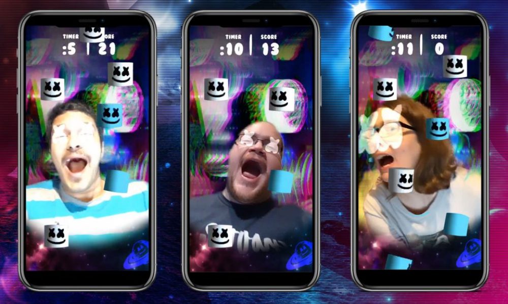 Marshmello Instagram AR Face Game