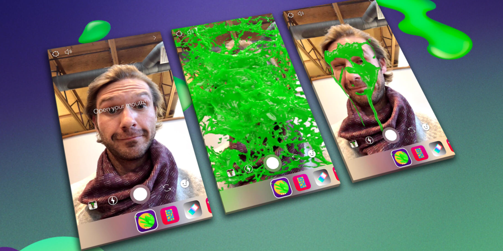 Nickelodeon Slime Instagram Effect