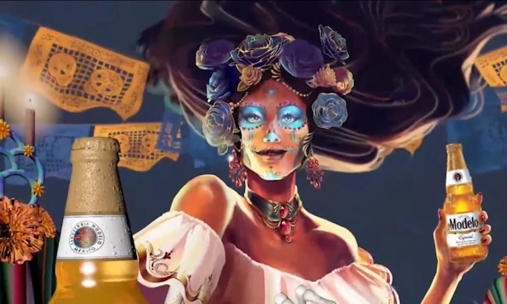 Modelo’s Dia de los Muertos AR